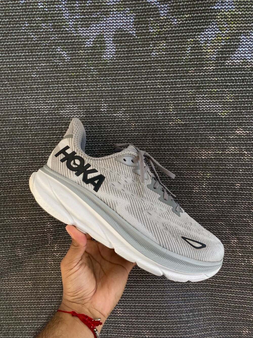 Hoka Clifton 9 Harbor Mist Black Sneakers